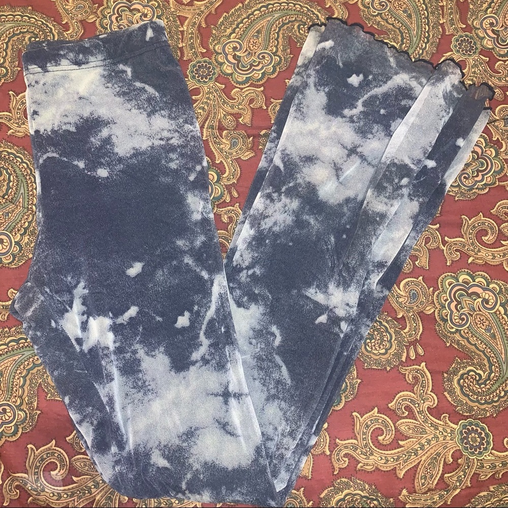 Nasty Gal Marble Mesh Trousers